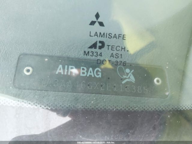 2002 MITSUBISHI GALANT 4A3AA46GX2E116385 Photo 8