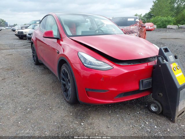 2021 TESLA MODEL Y 5YJYGDEEXMF100317