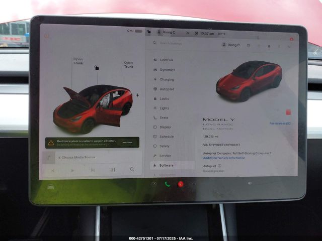 2021 TESLA MODEL Y 5YJYGDEEXMF100317 Photo 6