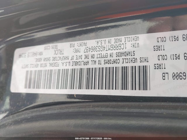 RAM 1500 2016 1C6RR6MT4GS306497 Image 9