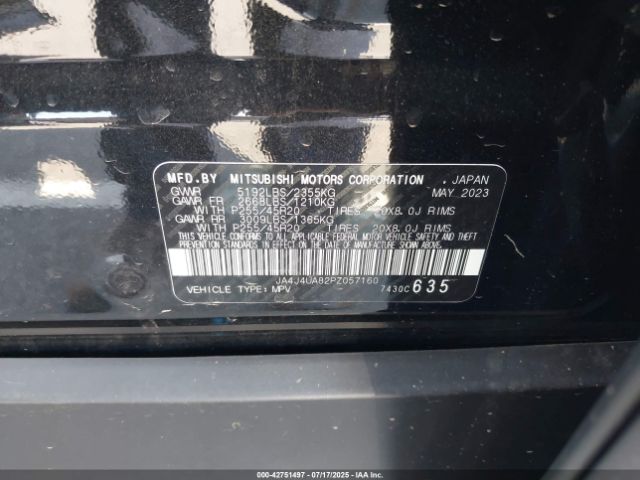 2023 MITSUBISHI OUTLANDER JA4J4UA82PZ057160 Photo 8