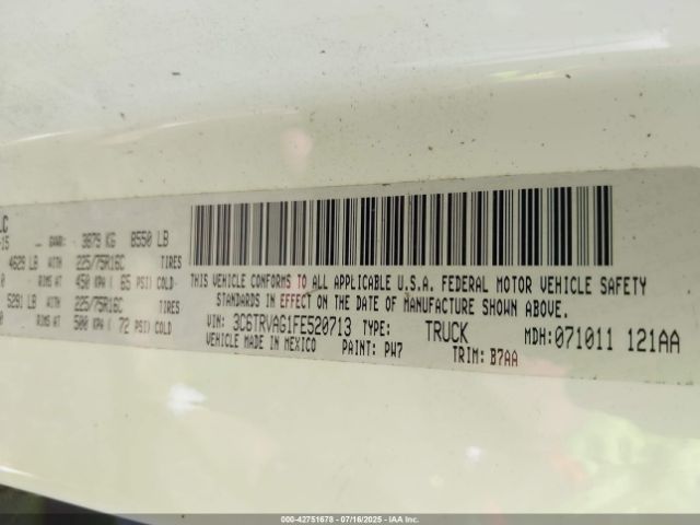 2015 RAM PROMASTER 1500 3C6TRVAG1FE520713 Photo 8