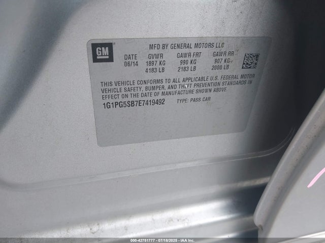 1G1PG5SB7E7419492 Chevrolet LUV