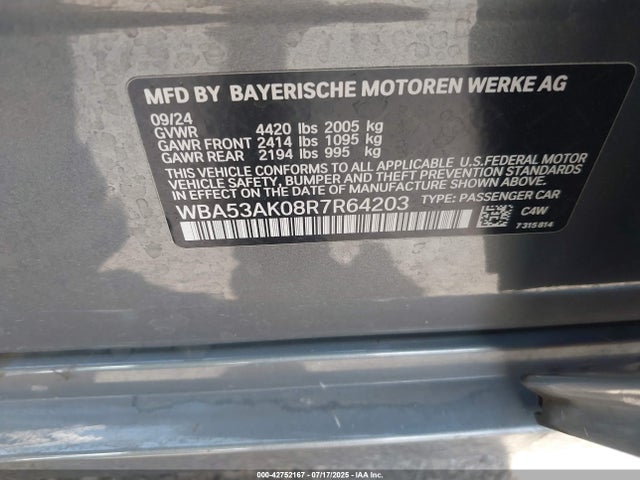 WBA53AK08R7R64203 BMW 228I