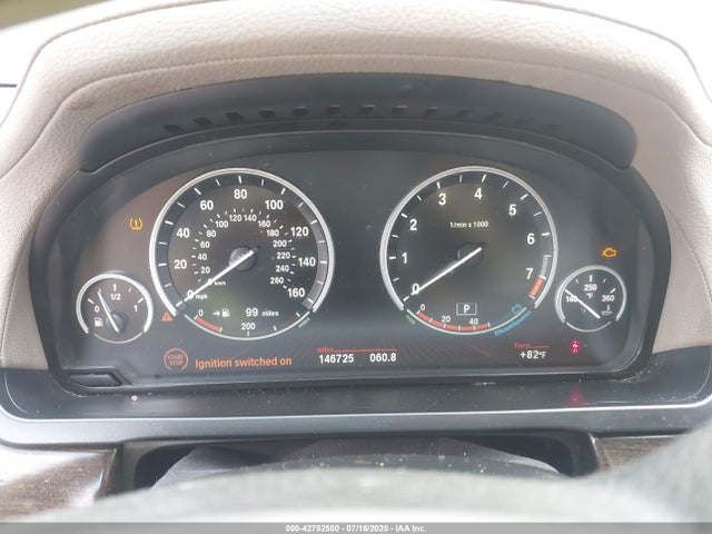 2012 Bmw 750li მანქანა იყიდება აუქციონზე, vin: WBAKB8C55CC965218, აუქციონის ნომერი: 42752500