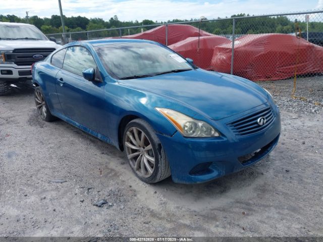 2008 INFINITI G37 JNKCV64E68M110979