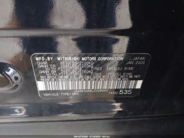 2020 MITSUBISHI ECLIPSE CROSS JA4AS3AA8LZ029943 Photo 8