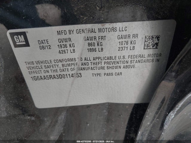 2013 CADILLAC ATS 1G6AA5RA3D0114853 Photo 8