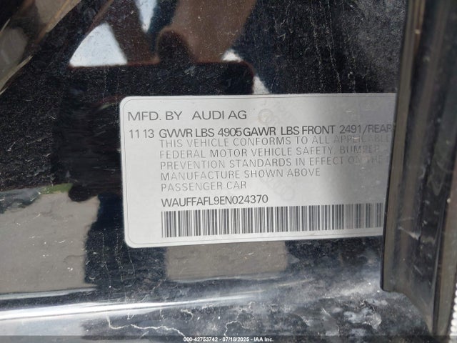2014 AUDI A4 WAUFFAFL9EN024370 Photo 8