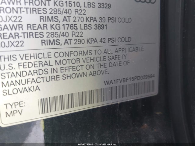 2023 AUDI Q8 WA1FVBF15PD029594 Photo 8
