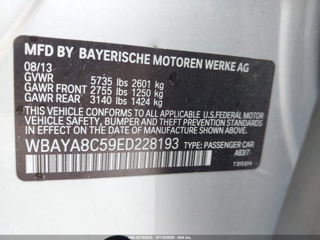 WBAYA8C59ED228193 BMW 750i / alpina b7