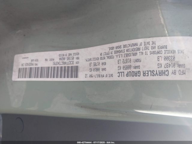 2012 FIAT 500 3C3CFFAR6CT343791 Photo 8