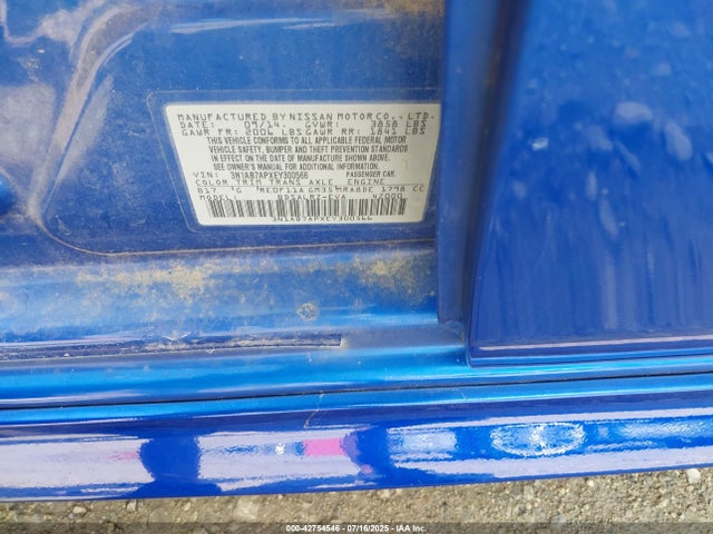 3N1AB7APXEY300566 Nissan 2014