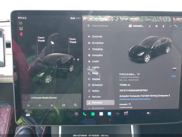 5YJYGDEE4MF067203 Tesla 2021