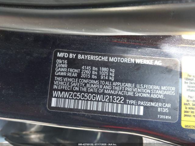 2016 MINI COUNTRYMAN WMWZC5C50GWU21322 Photo 8