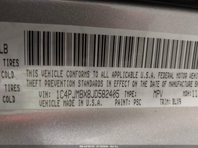 1C4PJMBX8JD582405 Jeep 2018