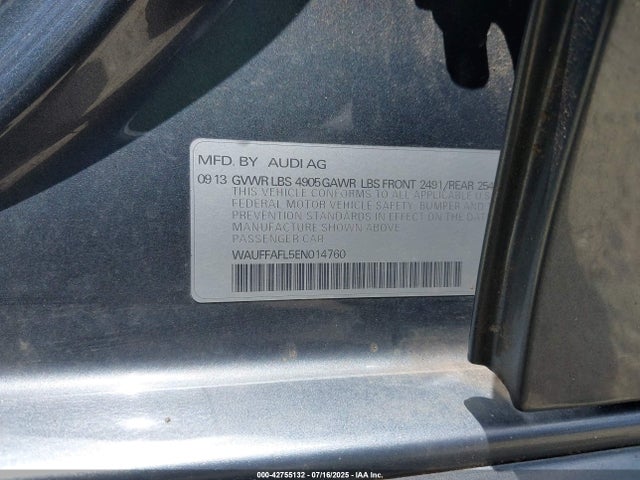 2014 AUDI A4 WAUFFAFL5EN014760 Photo 8