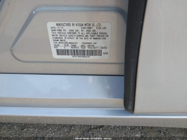 JN1EV7AR6JM440167 Infiniti Q50