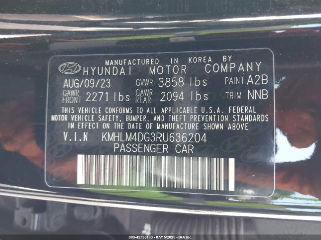 2024 HYUNDAI ELANTRA KMHLM4DG3RU636204 Photo 8