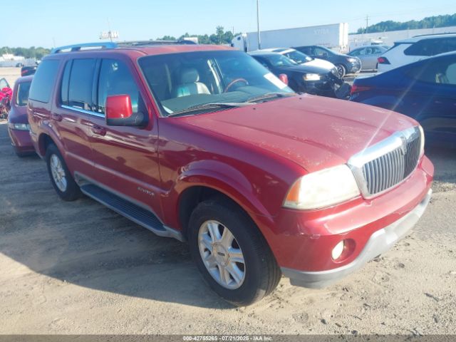 2004 LINCOLN AVIATOR 5LMEU88H04ZJ51367