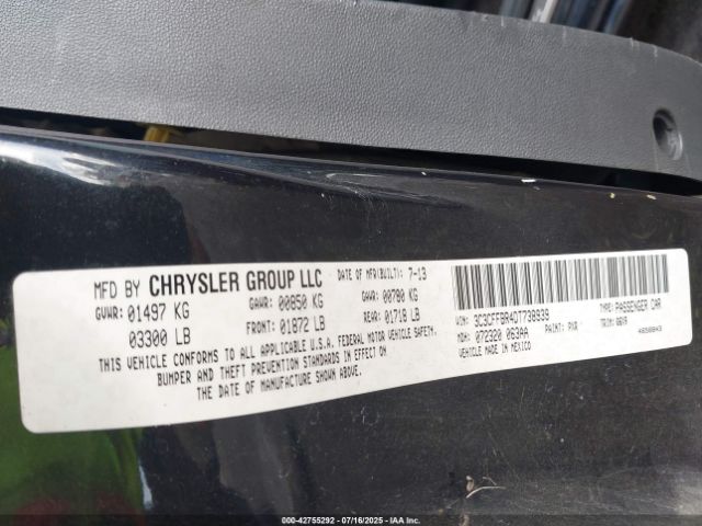 2013 FIAT 500 3C3CFFBR4DT738939 Photo 8