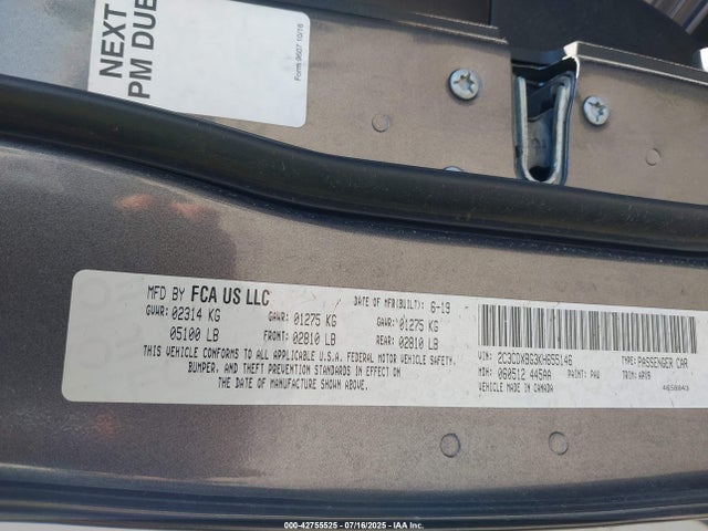Dodge 2019 2019 2C3CDXBG3KH655146 Image 9