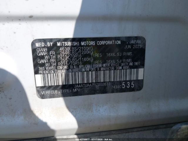 2024 MITSUBISHI ECLIPSE CROSS JA4ATUAA7RZ002633 Photo 8