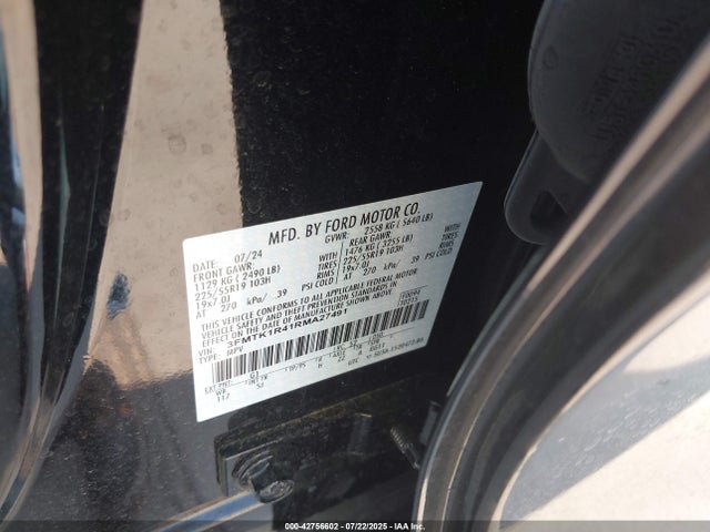 Ford 2024 2024 3FMTK1R41RMA27491 Image 9