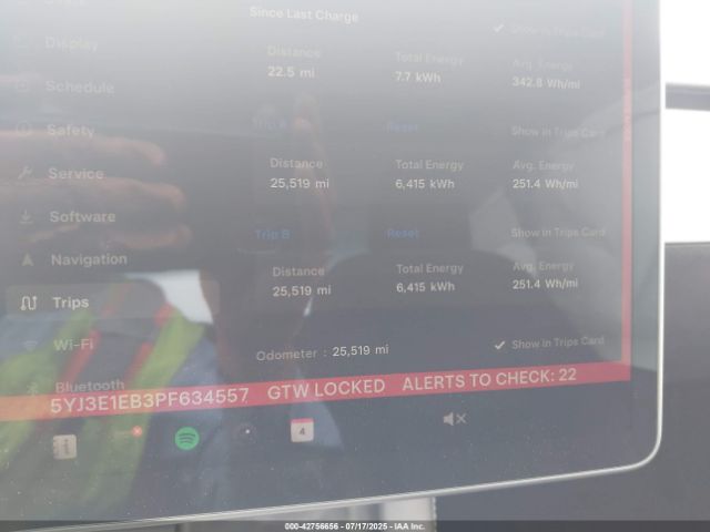 2023 TESLA MODEL 3 5YJ3E1EB3PF634557 Photo 6