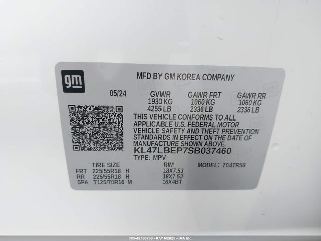 Buick lbp 2025 KL47LBEP7SB037460 Image 9