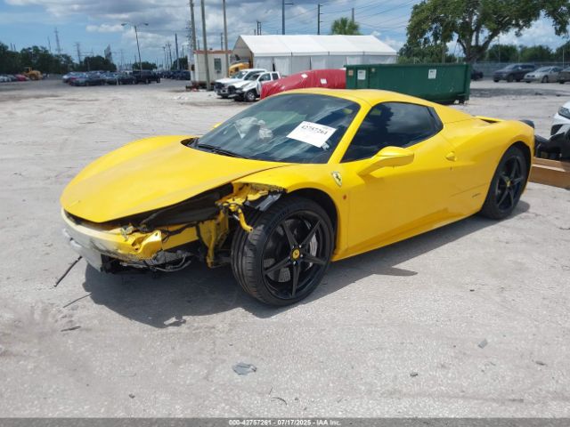 2013 FERRARI 458 SPIDER ZFF68NHA2D0190694 Photo 1