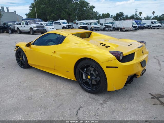 2013 FERRARI 458 SPIDER ZFF68NHA2D0190694 Photo 2