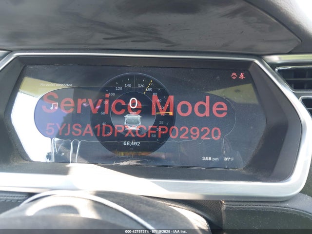 2012 TESLA MODEL S 5YJSA1DPXCFP02920 Photo 6