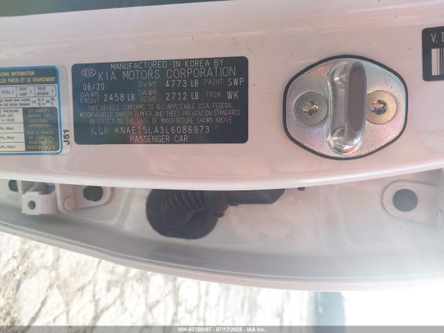 KIA tgdi theta ii 2020 KNAE15LA3L6086973 Image 9