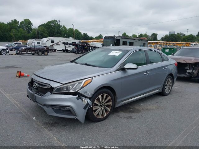 2016 HYUNDAI SONATA 5NPE34AF2GH343476 Photo 1