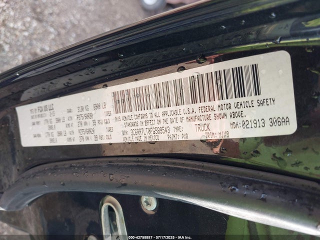 RAM 1500 2015 3C6RR7LT0FG589543 Image 9