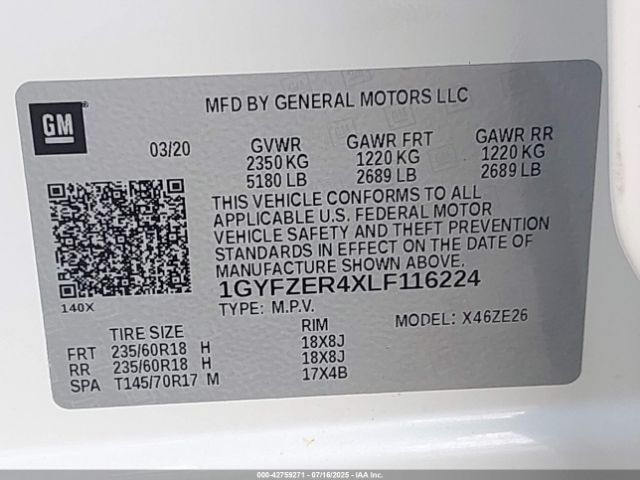 2020 CADILLAC XT4 1GYFZER4XLF116224 Photo 8