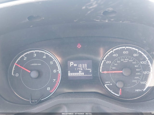 JF2GTABC7JH229704 Subaru naturally aspirated