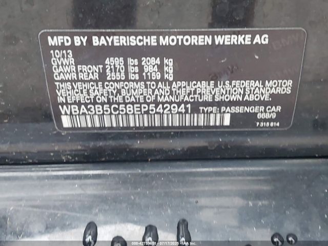 2014 BMW 328I WBA3B5C58EP542941 Photo 8