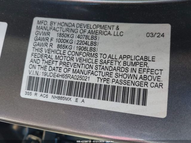 2024 ACURA INTEGRA 19UDE4H65RA025021 Photo 8