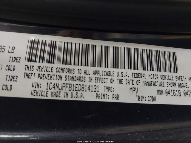 Jeep 2014 2014 1C4NJPFB1ED814131 Image 9