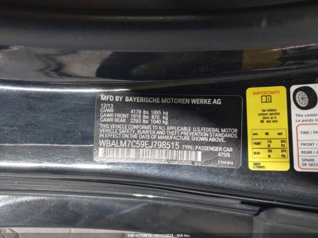 2014 BMW Z4 WBALM7C59EJ798515 Photo 8