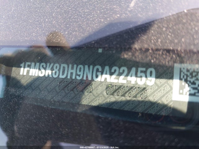 Ford ecoboost 2022 1FMSK8DH9NGA22459 Image 9