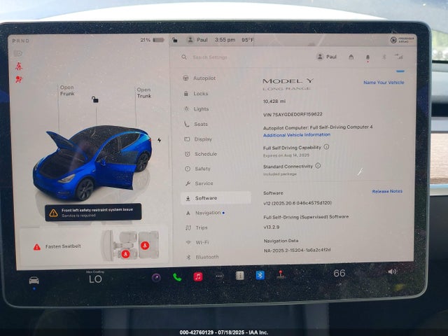 Tesla 2024 2024 7SAYGDED0RF159622 Image 19