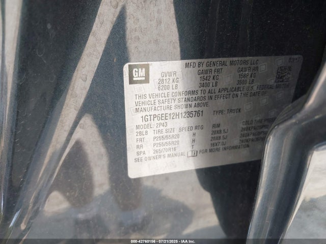 1GTP6EE12H1235761 GMC Lwn - Di: Direct Injection, Xlde