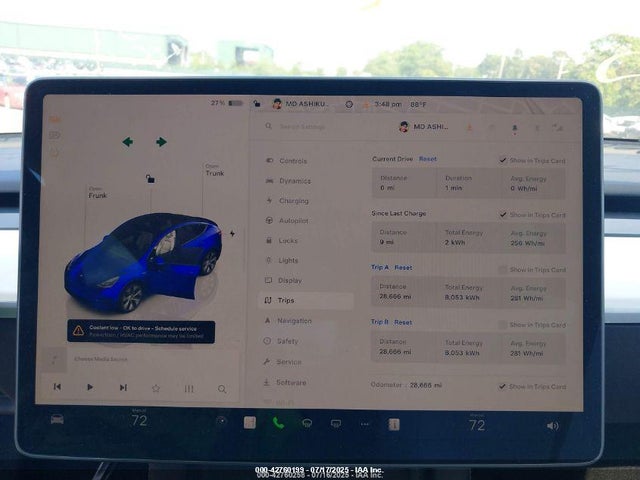 2023 TESLA MODEL Y 7SAYGDEE8PF895214 Photo 10