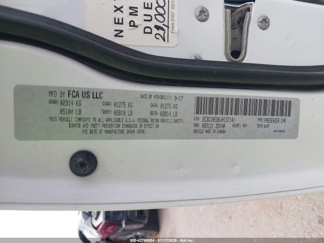 2C3CCAEG8JH137141 Chrysler 300