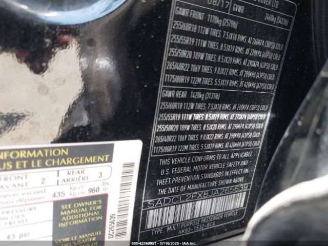 2018 JAGUAR F-PACE SADCL2FX8JA265639 Photo 8