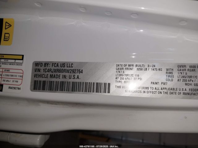 2024 JEEP WRANGLER 4XE 1C4RJXR60RW292764 Photo 8