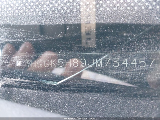 3HGGK5H89JM734457 Honda l15b1